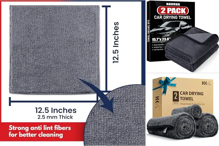 Detailed view of 10 Best Ultra Absorbent Microfiber Towels that dry fast