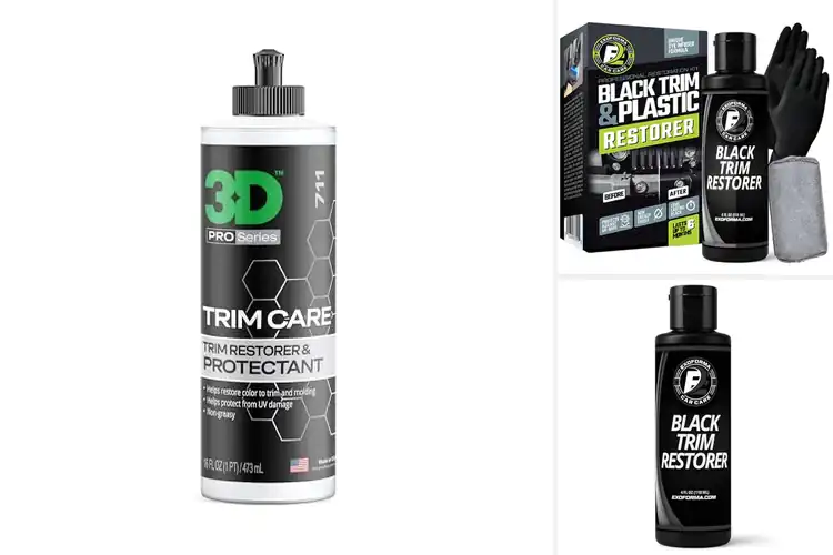 Detailed view of Best USA-Made Trim Restorer For Faded Surfaces